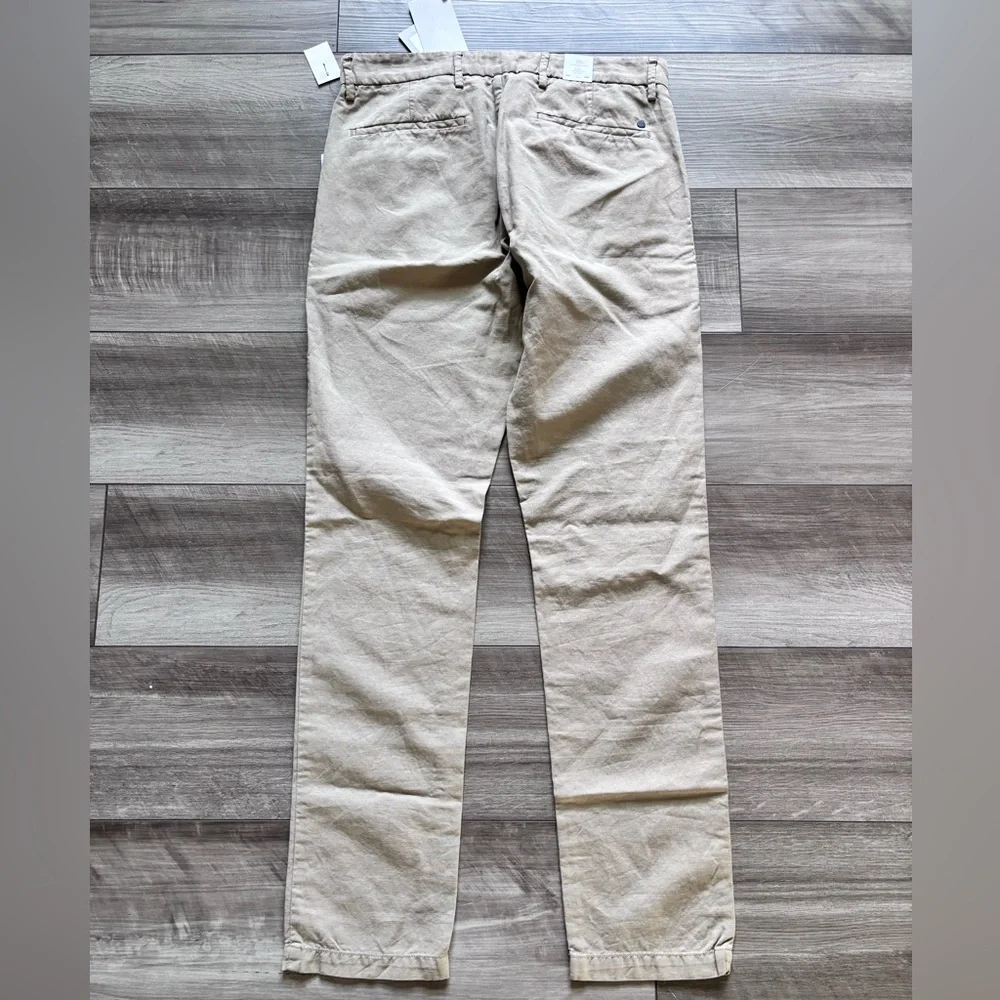 Mens No Nationality Karl Cotton Chinos Slim Fit Tapered Leg Mid Rise 30x32
